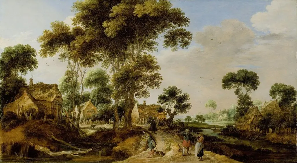 The country road, by Gillis d'Hondecoeter