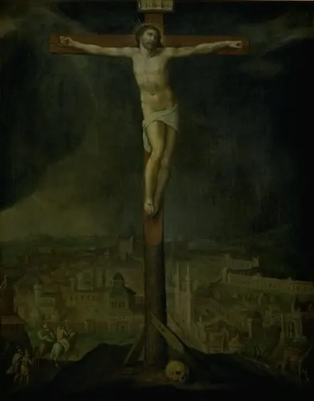 Christ on the Cross, by Gillis Mostaert