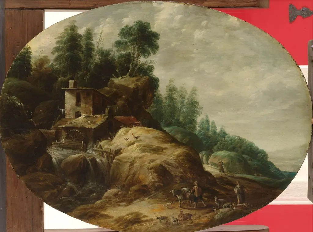Landscape with a watermill, by Gillis Peeters