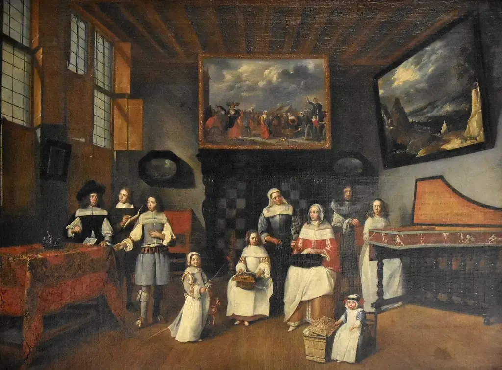 Family portrait, by Gillis van Tilborgh