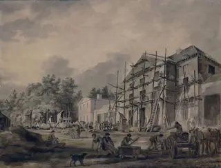 The Construction of Southill, Bedfordshire, by Gilpin