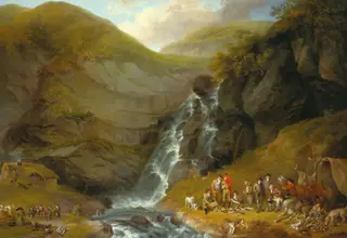 The Display on the Return to Dulnon Camp, August 1786, by Gilpin
