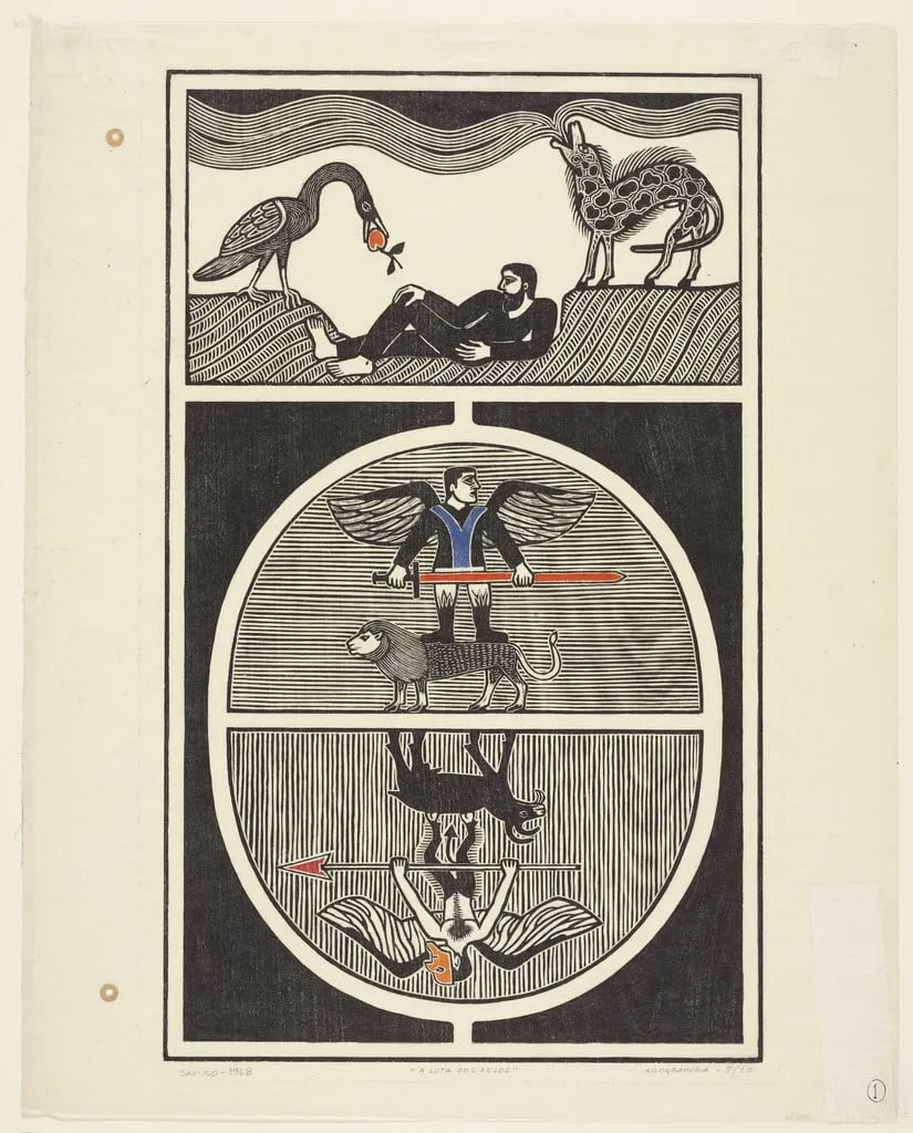 Untitled, by Gilván Samico, ink, 1968