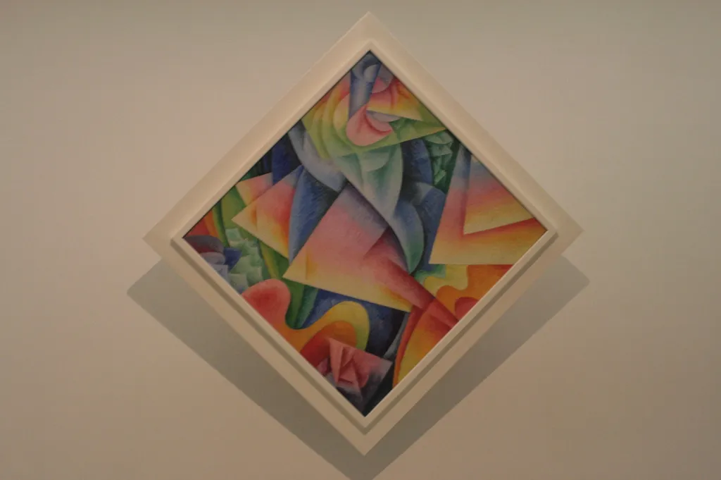 Dancer = Propeller = Sea, by Gino Severini, oil, 1915