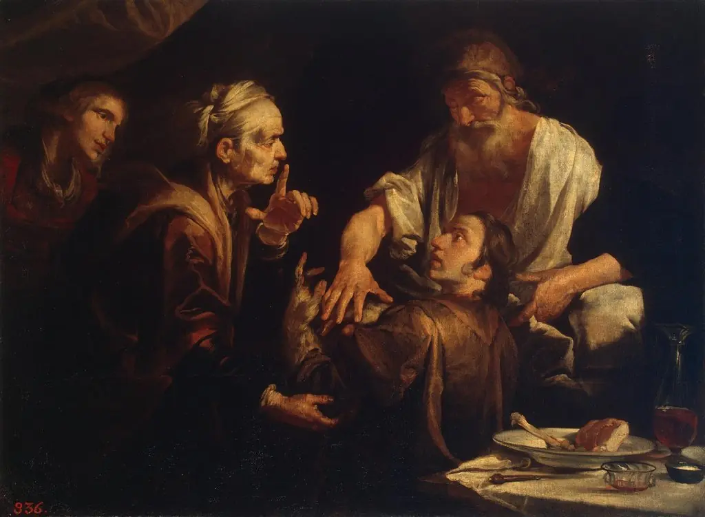 Isaac Blessing Jacob, by Gioacchino Assereto