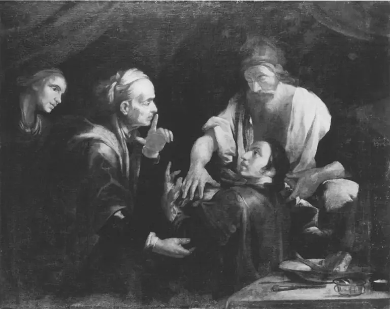 Jacob betrügt Esau (Kopie nach), by Gioacchino Assereto