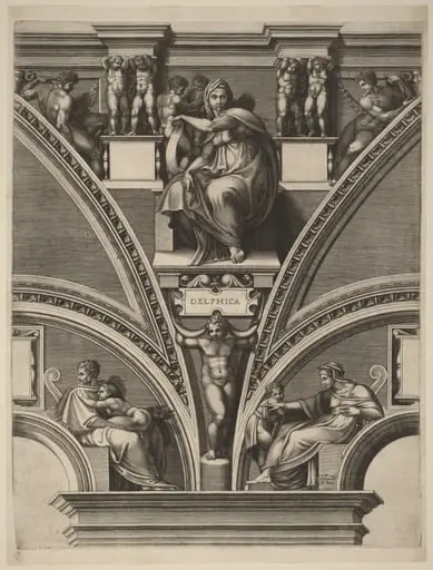 The Delphic Sibyl, by Giorgio Ghisi
