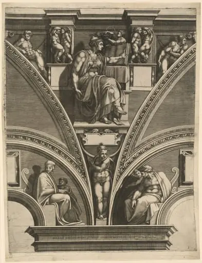 The Eritrean Sibyl, by Giorgio Ghisi