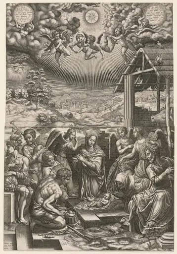 The Nativity, by Giorgio Ghisi