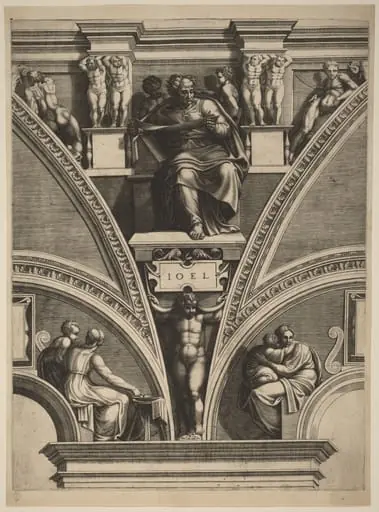 The Prophet Joel, by Giorgio Ghisi