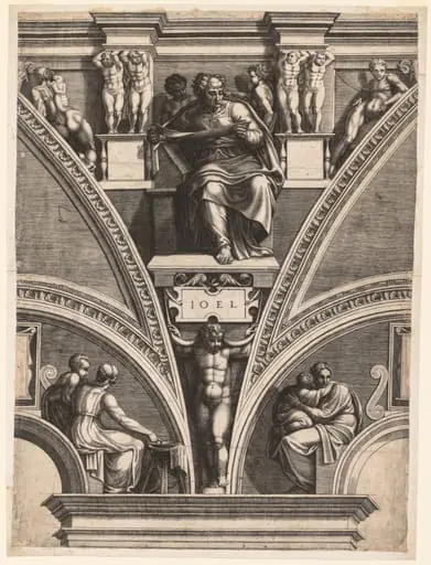 The Prophet Joel, by Giorgio Ghisi