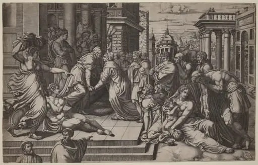 The Visitation, by Giorgio Ghisi