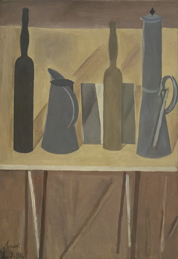 Untitled, by Giorgio Morandi, oil, 1916