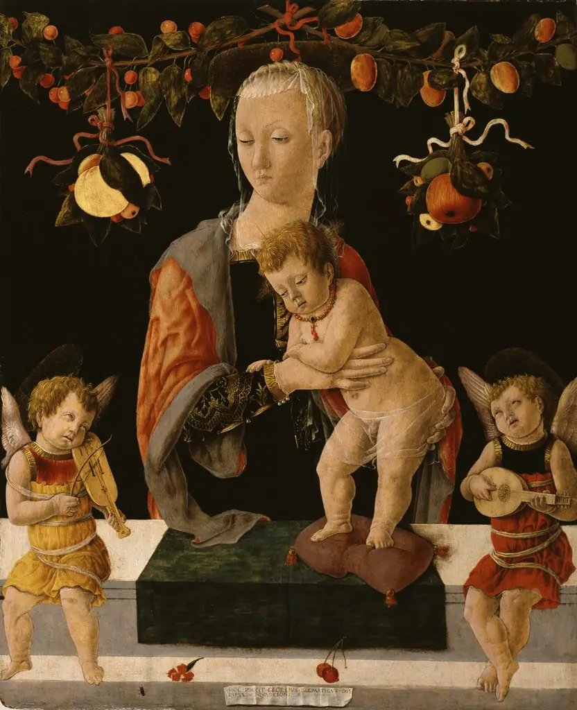 Madonna and Child with Angels, by Giorgio Schiavone