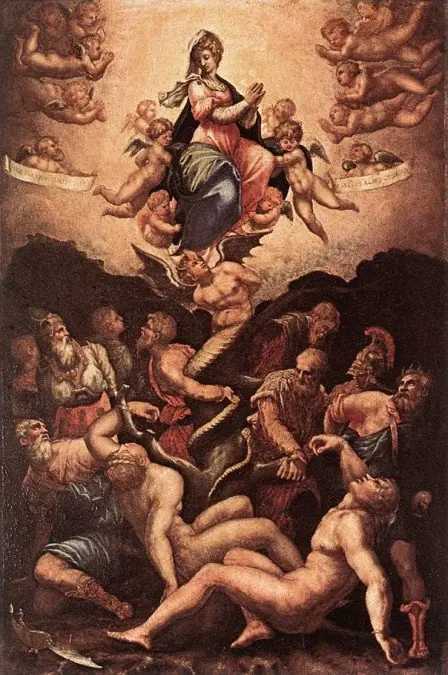 Allegory of the Immaculate Conception, by Giorgio Vasari