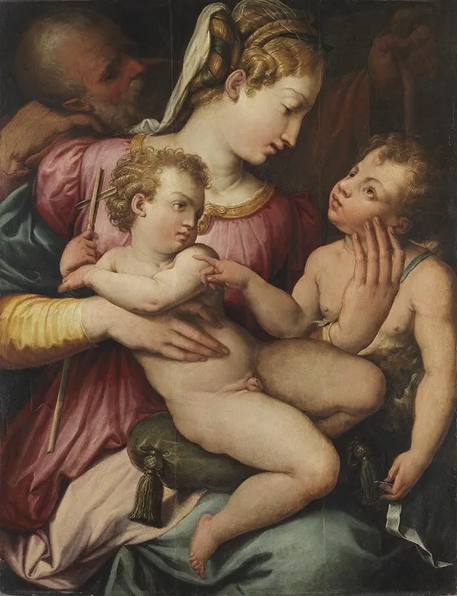 Holy family with little John the Baptist