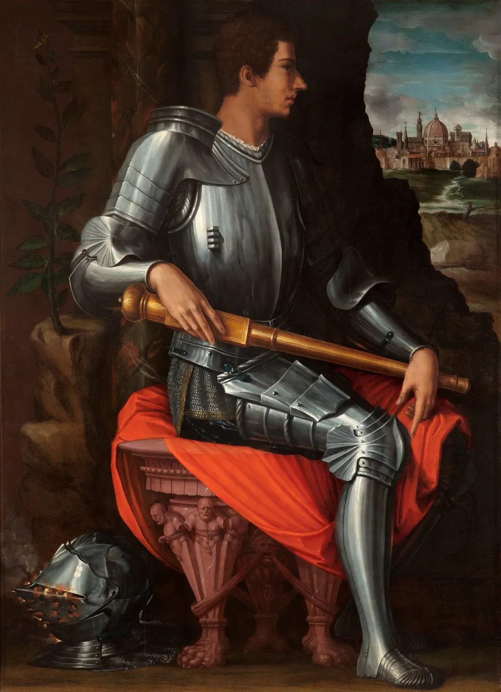 Portrait of Alessandro de' Medici, by Giorgio Vasari, unspecified, 1534