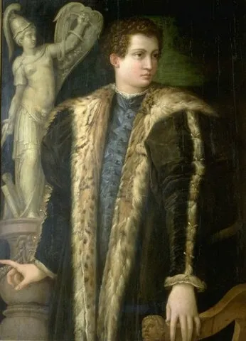 Portrait of Bernardetto de' Medici, by Giorgio Vasari, oil, 1549