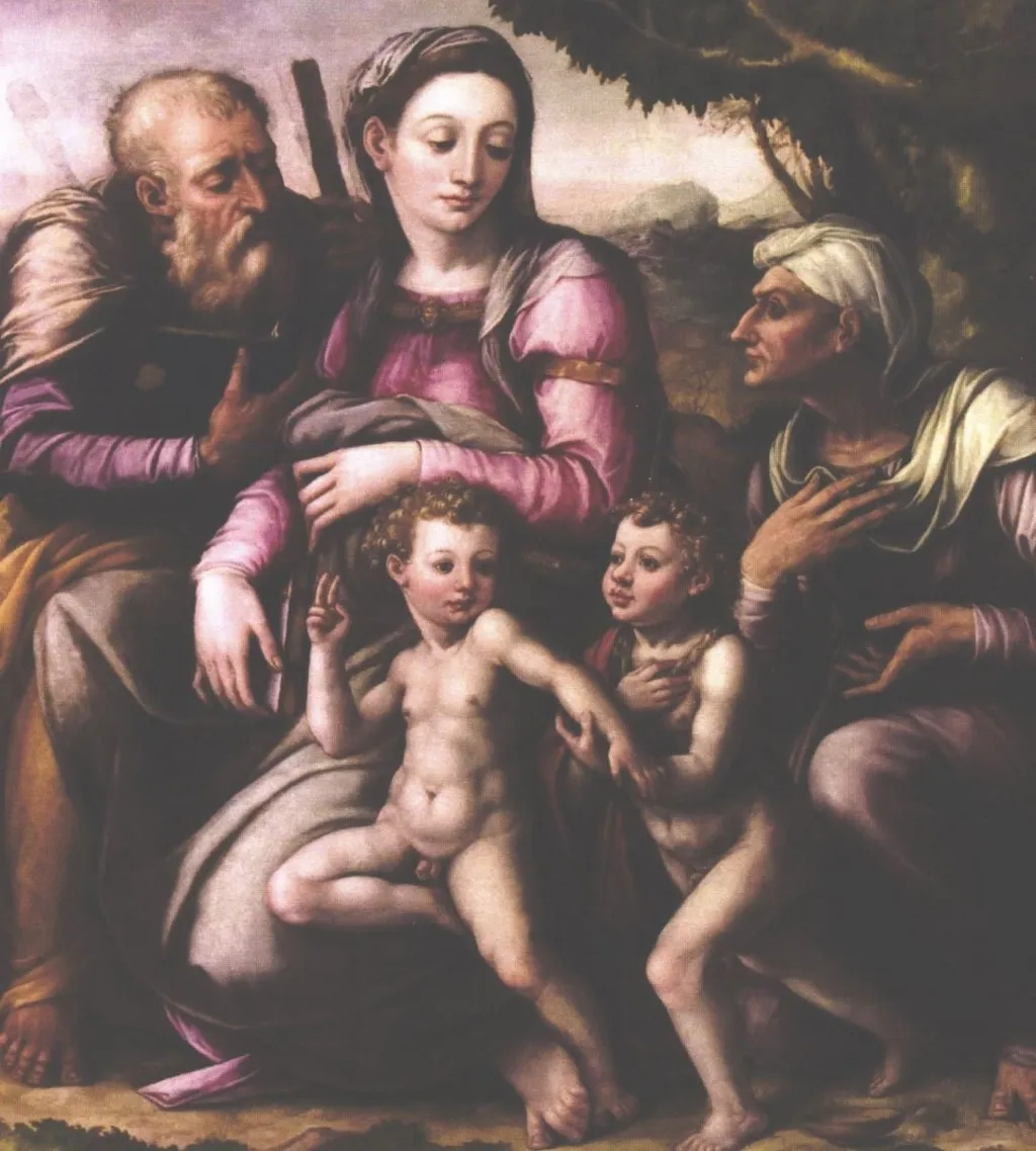 Sfânta Familie, by Giorgio Vasari, unspecified