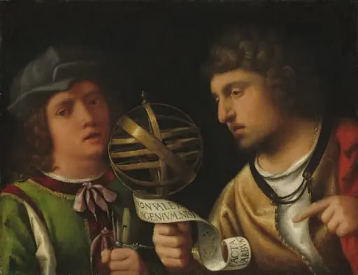Giovanni Borgherini and His Tutor, by Giorgione
