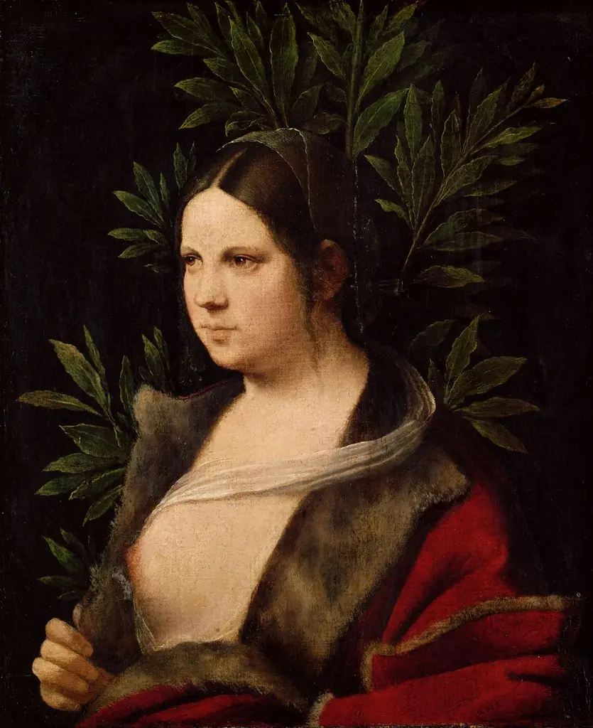 Laura, by Giorgione, 1506