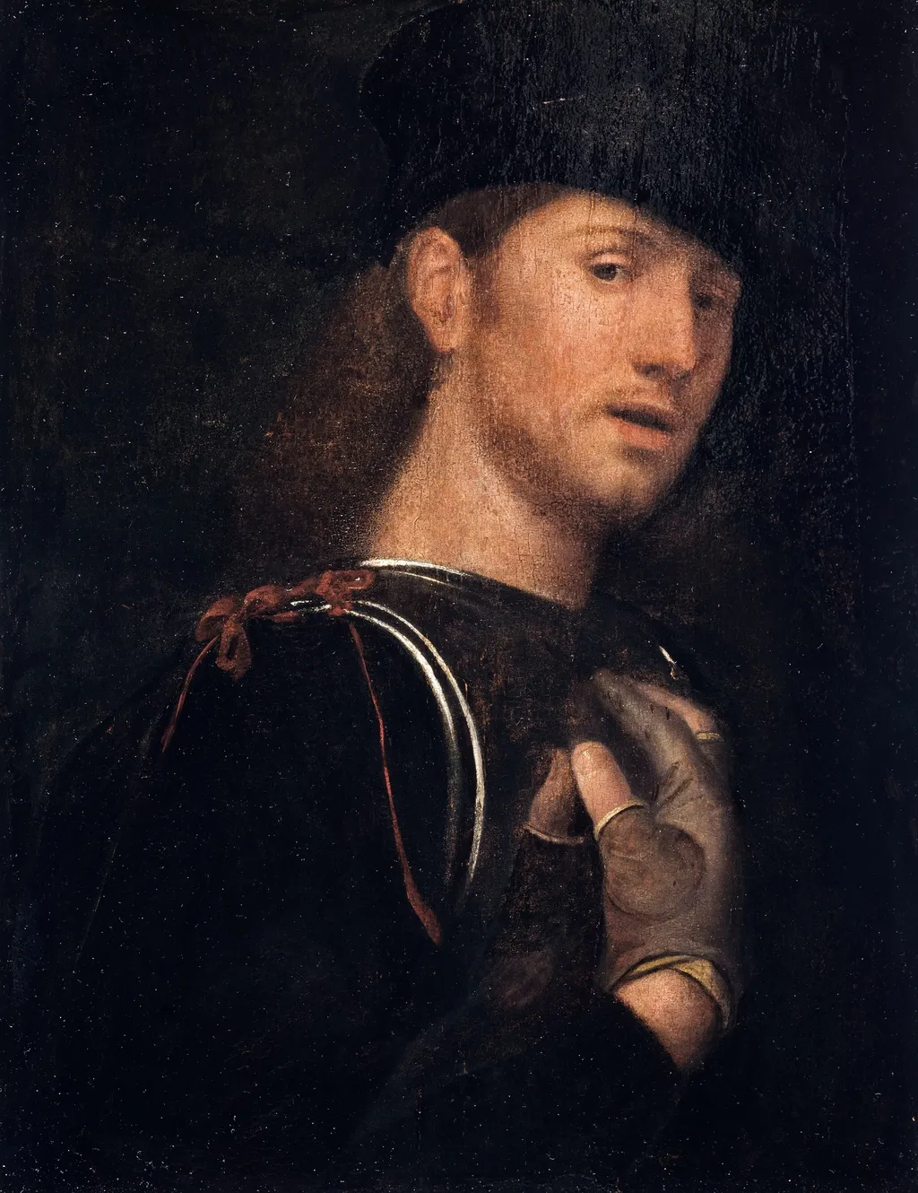 Portrait of An Archer, by Giorgione, oil, 1508
