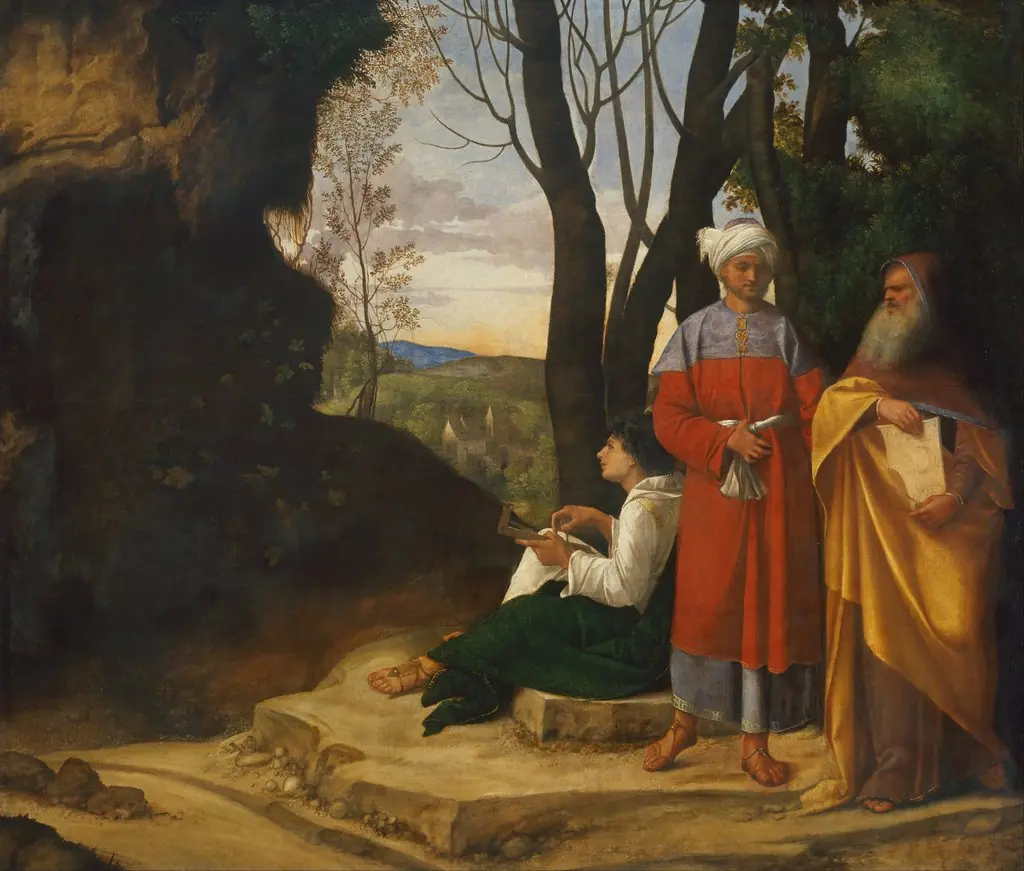 The Three Philosophers, by Giorgione