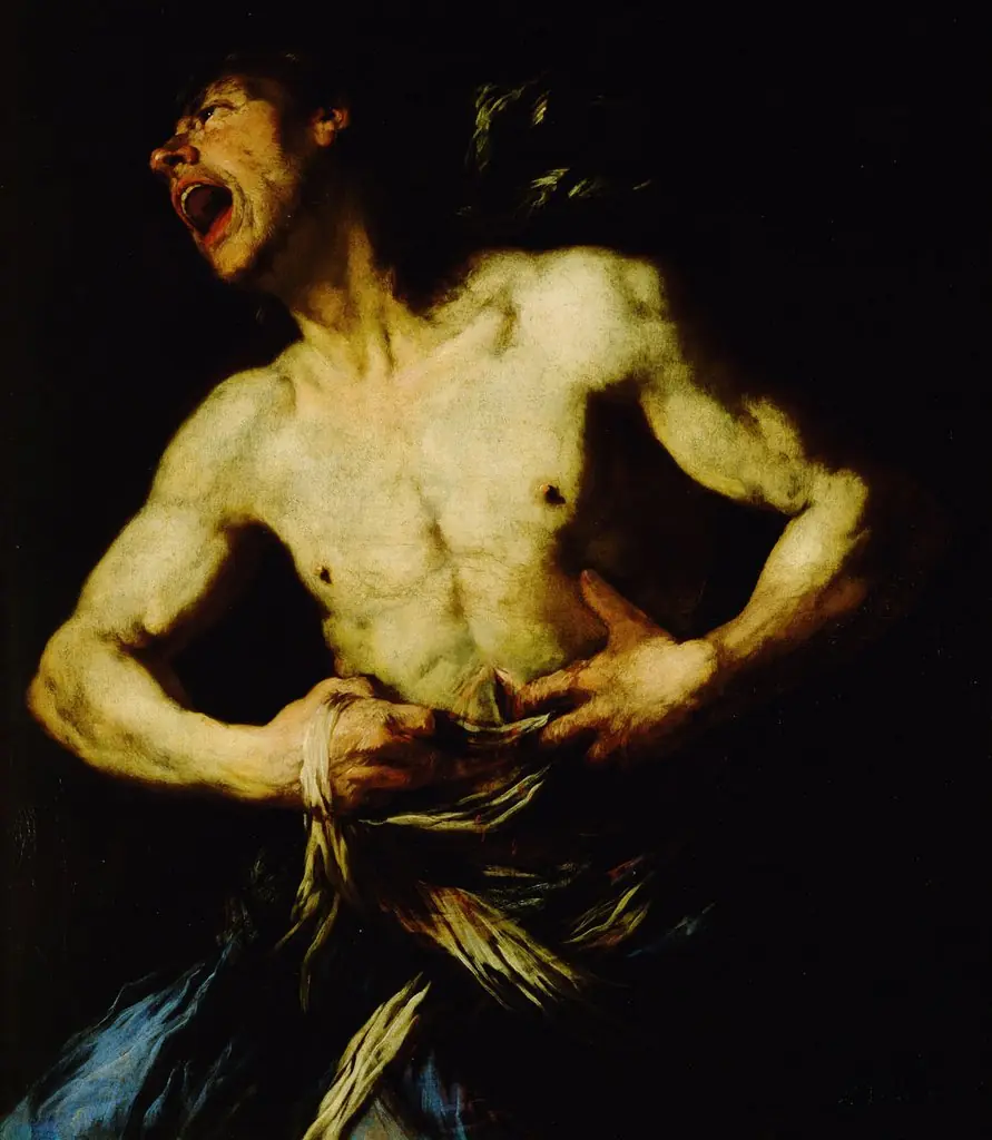 Suicide of Cato the Younger, by Giovan Battista Langetti