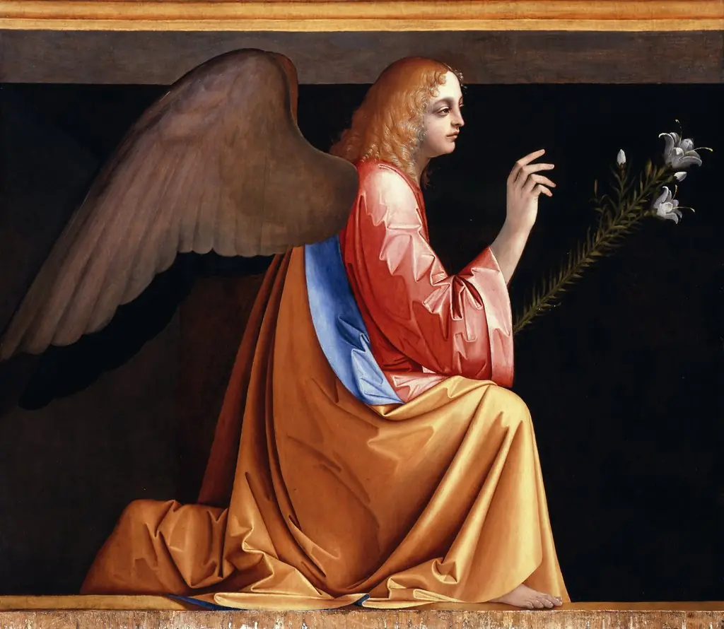 Angel of Annunciation, by Giovanni Agostino da Lodi