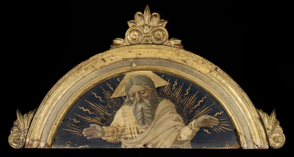 God the Father, by Giovanni Ambrogio Bevilacqua, oil, 1498