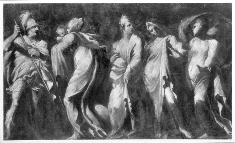 Women Captives and Guards, by Giovanni Andrea Donducci, unspecified, 1615
