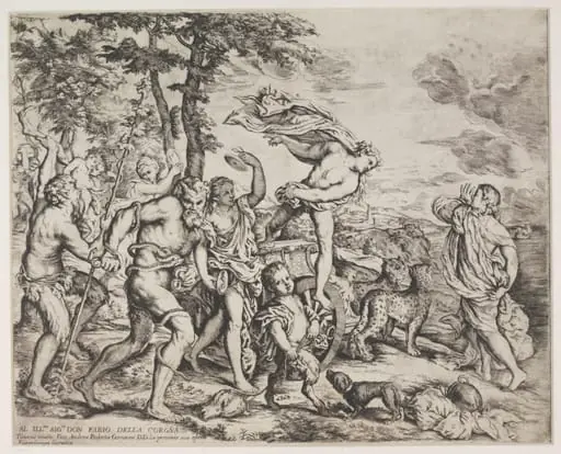 Bacchus and Ariadne, by Giovanni Andrea Podestà