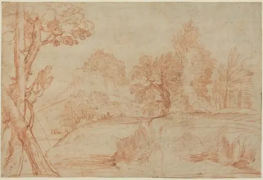 Classical Landscape, by Giovanni Angelo Canini