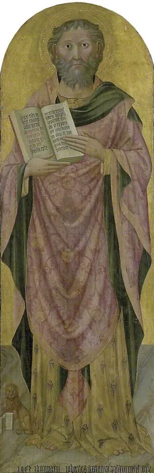 St Mark, by Giovanni Antonio Bellinzoni da Pesaro, unspecified, 1456