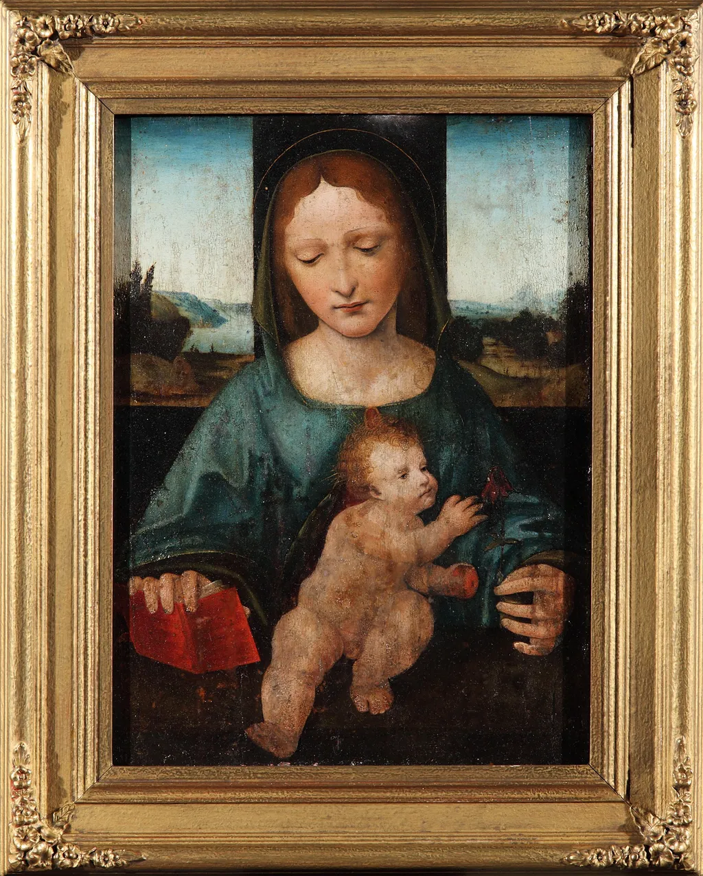 The Virgin and Child, by Giovanni Antonio Boltraffio, paint, 1500