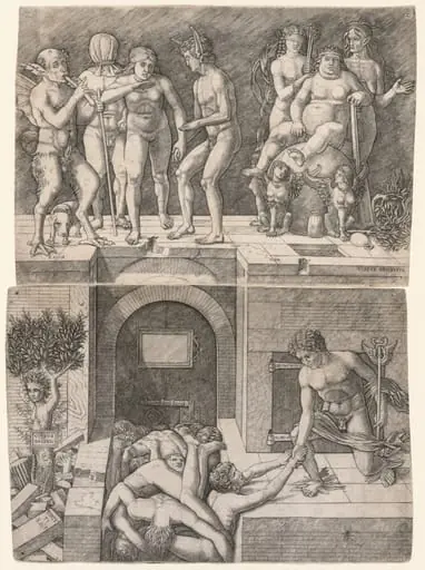 Allegory of the Fall of Ignorant Humanity, by Giovanni Antonio da Brescia