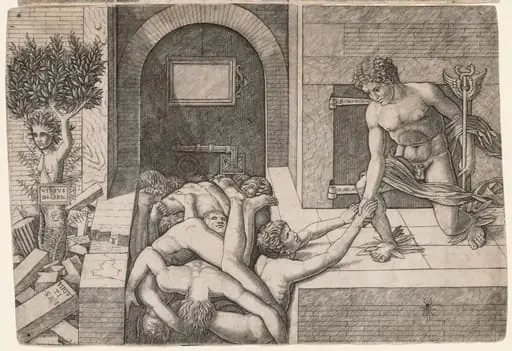 Allegory of the Rescue of Humanity: Virtus Deserta, by Giovanni Antonio da Brescia