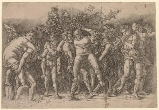 Bacchanal with Silenus, by Giovanni Antonio da Brescia