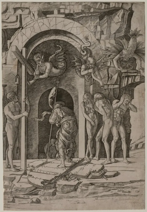 Descent into Limbo, by Giovanni Antonio da Brescia, 1495