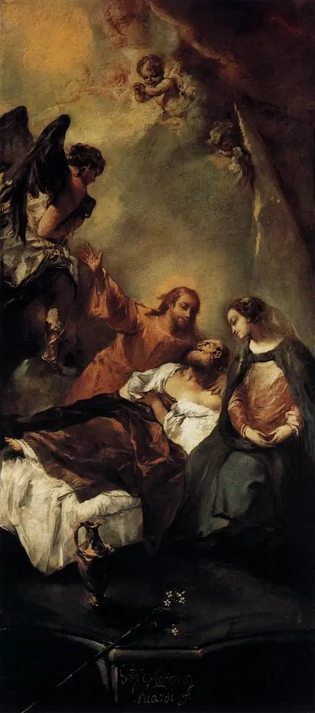 Death of Saint Joseph, by Giovanni Antonio Guardi