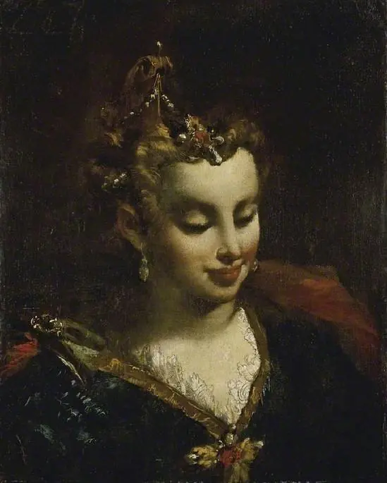 Pharoah's Daughter, after Palma il Giovane, by Giovanni Antonio Guardi