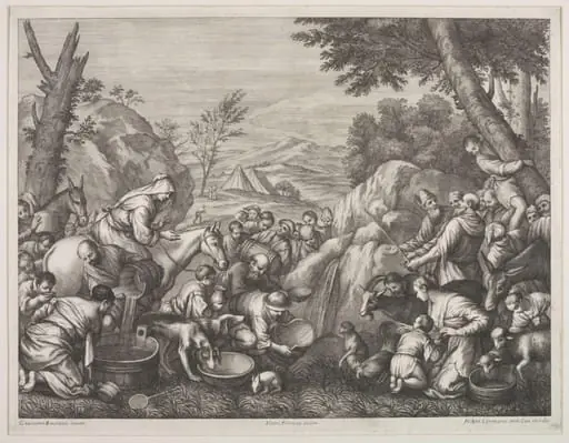 Moses Striking the Rock
