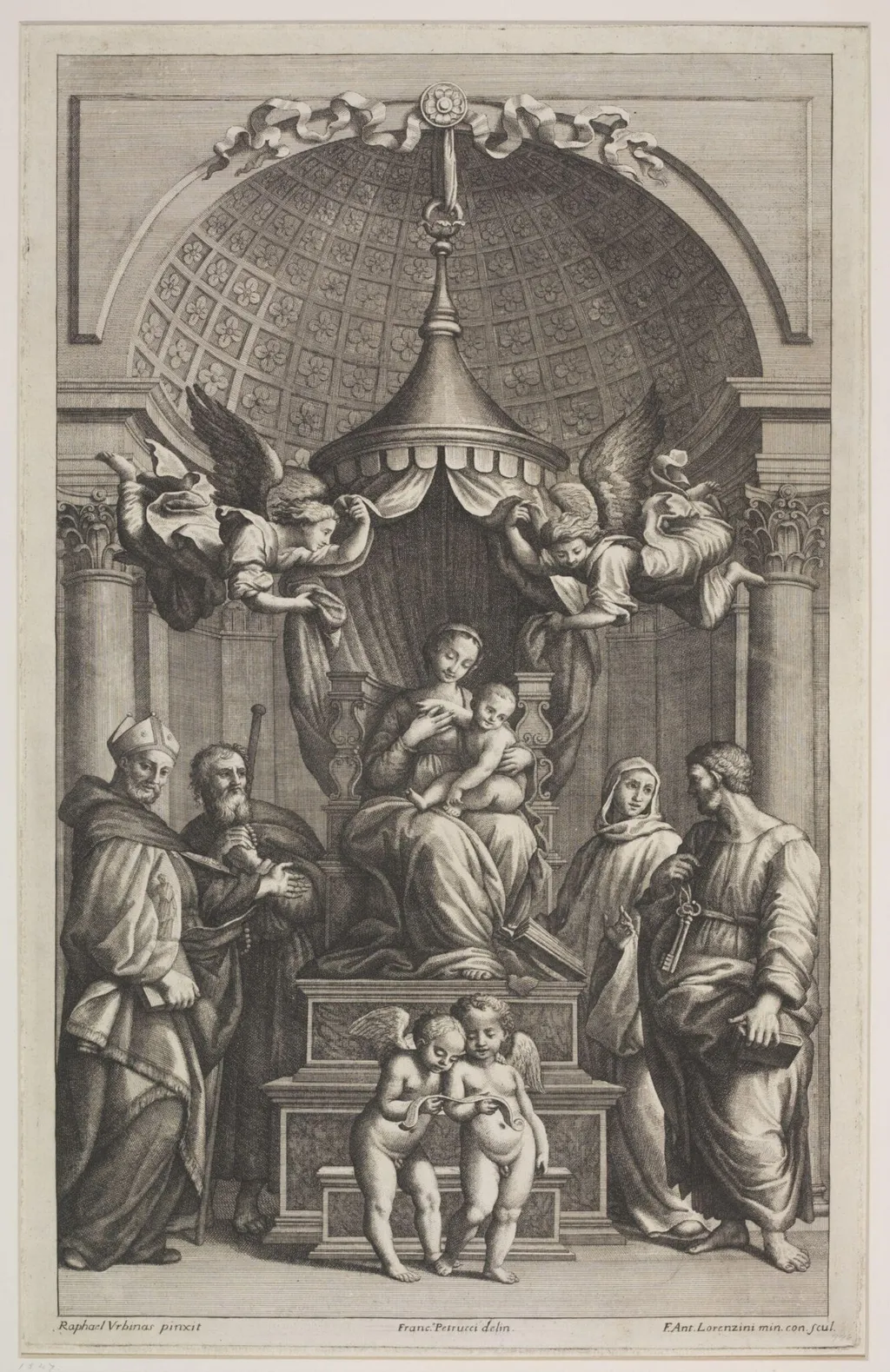 The Madonna, by Giovanni Antonio Lorenzini, 1750