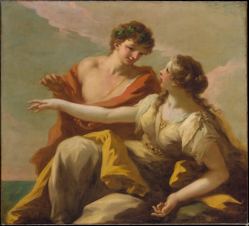 Bacchus and Ariadne, by Giovanni Antonio Pellegrini