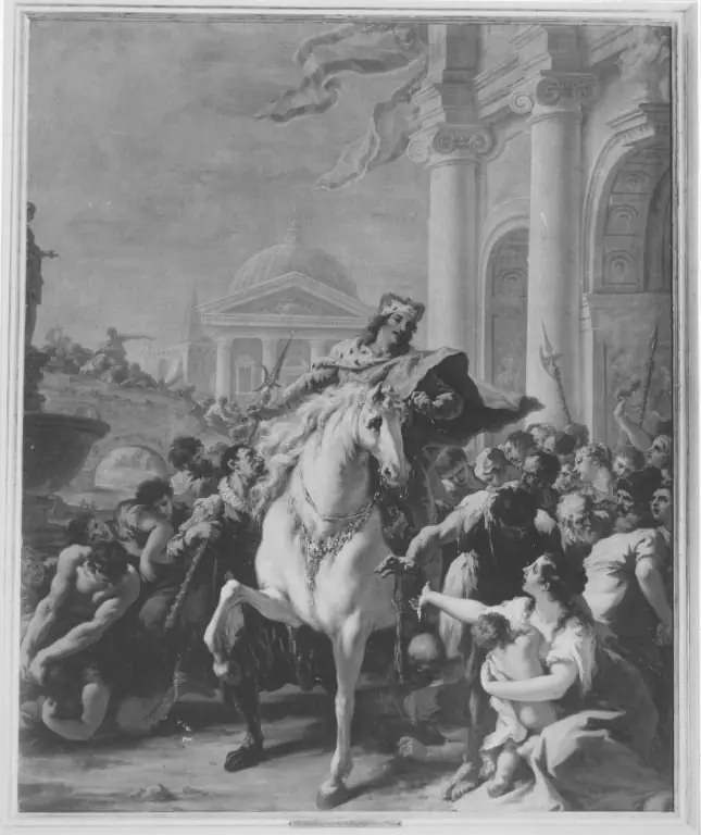 Die Freigebigkeit des Kurfürsten, by Giovanni Antonio Pellegrini