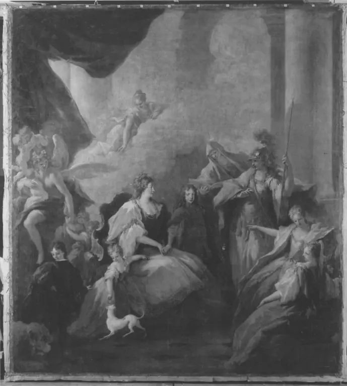 Erziehung des Kurprinzen Johann Wilhelm, by Giovanni Antonio Pellegrini