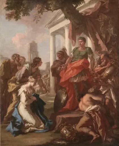 The Continence of Scipio, by Giovanni Antonio Pellegrini