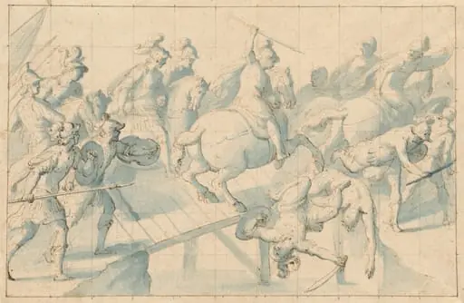 A Battle on a Bridge, by Giovanni Balducci
