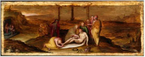The Descent from the Cross, by Giovanni Balducci, unspecified, 1605