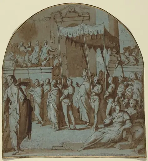 The Entry of Saint Antoninus into Florence, by Giovanni Balducci